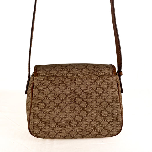 Celine Macadam Coated Canvas crossbody bag