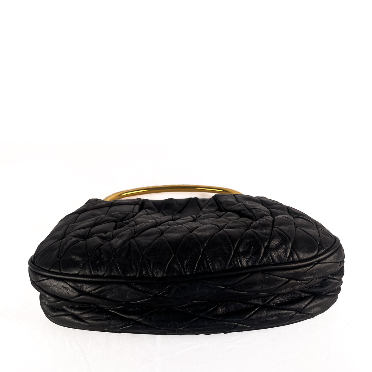 Miu Miu Matelasse Top Handle Evening Bag