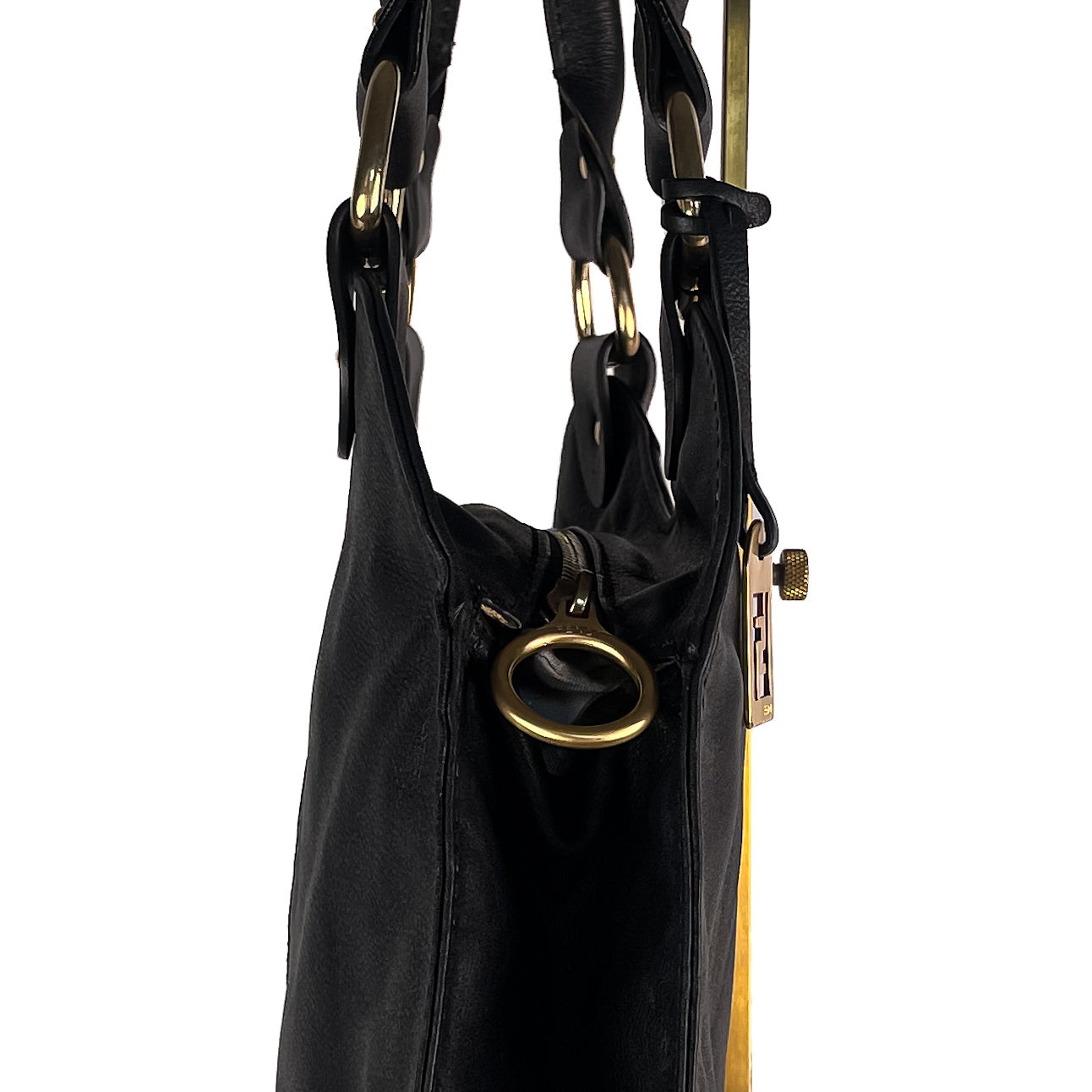 Fendi Diablo Trapezo Hobo Bag