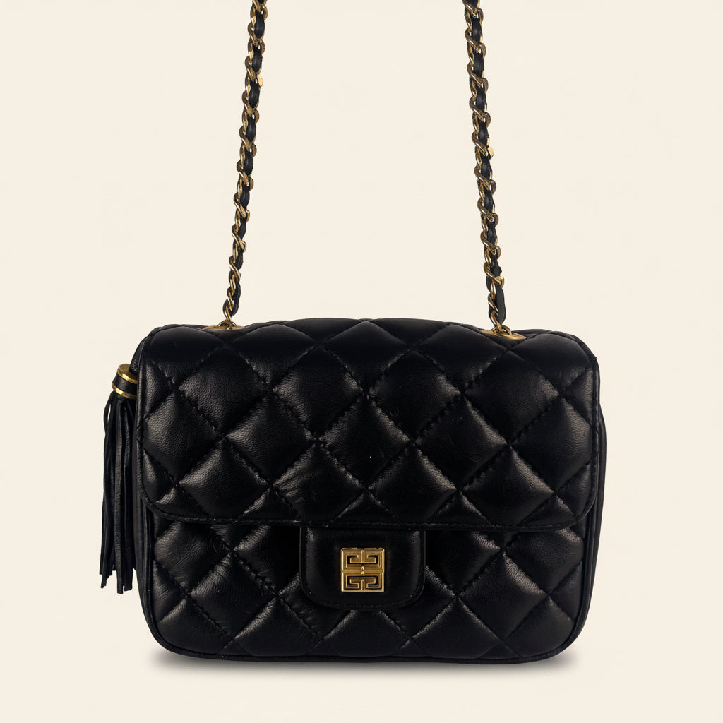 Givenchy 4G Matelasse Quilted Leather Tassel Chain Bag