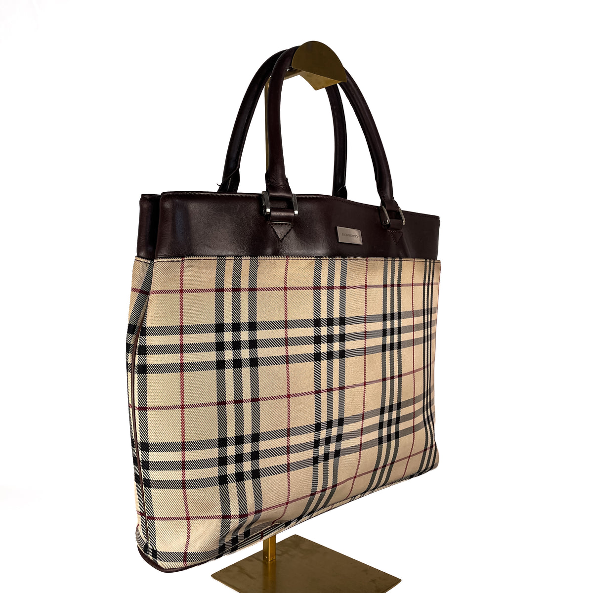 Burberry Nova Check Tote Bag