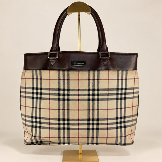 Burberry Nova Check Tote Bag