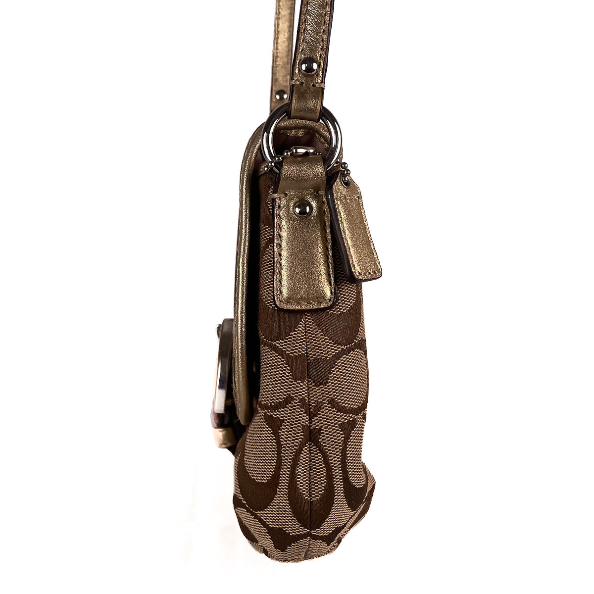 Coach Signature Soho flap crossbody or shoulder bag