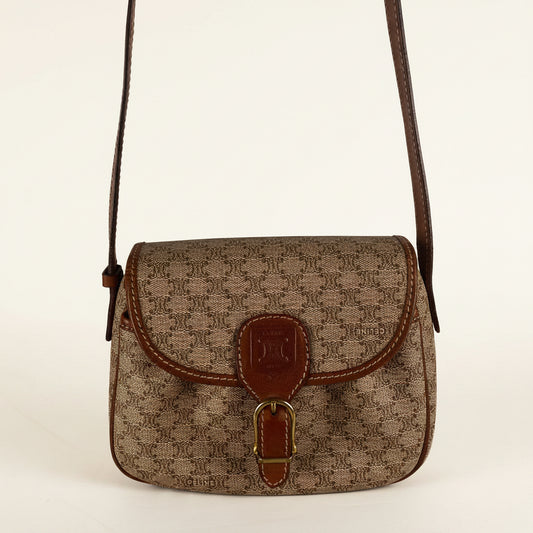 Celine Macadam Coated Canvas crossbody bag