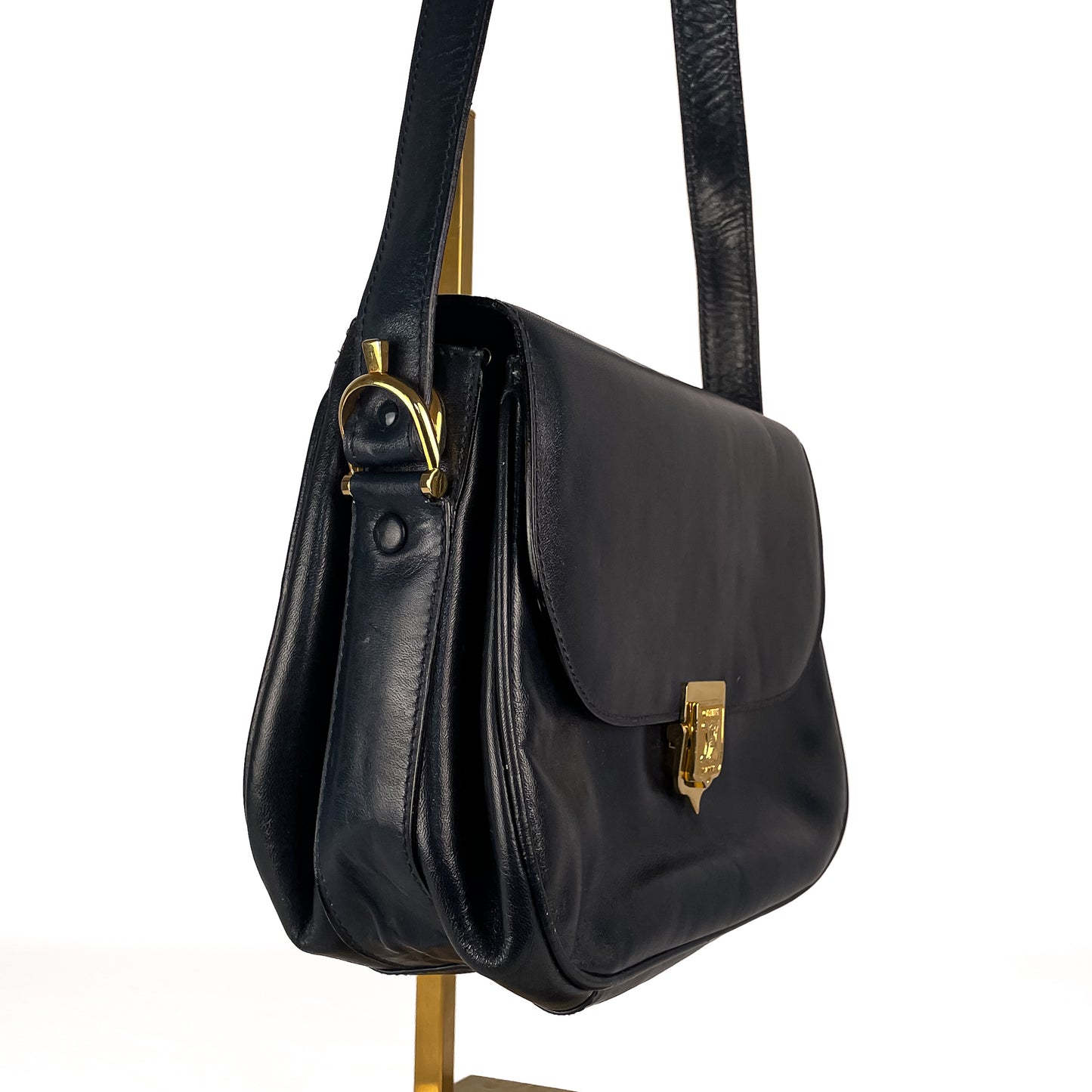 Vintage Celine Navy Crossbody Bag
