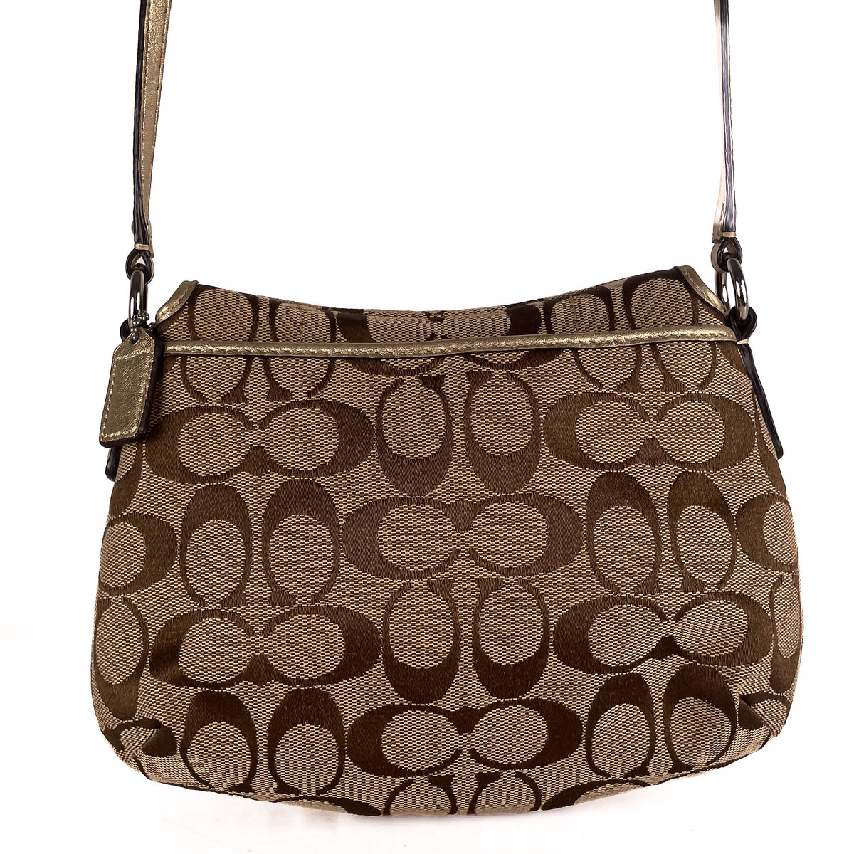 Coach Signature Soho flap crossbody or shoulder bag