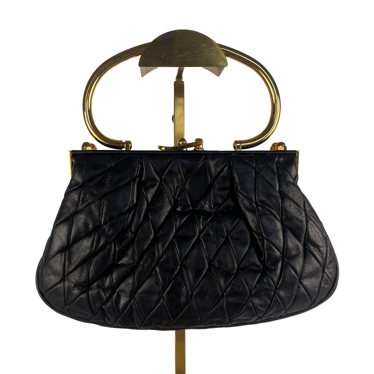 Miu Miu Matelasse Top Handle Evening Bag