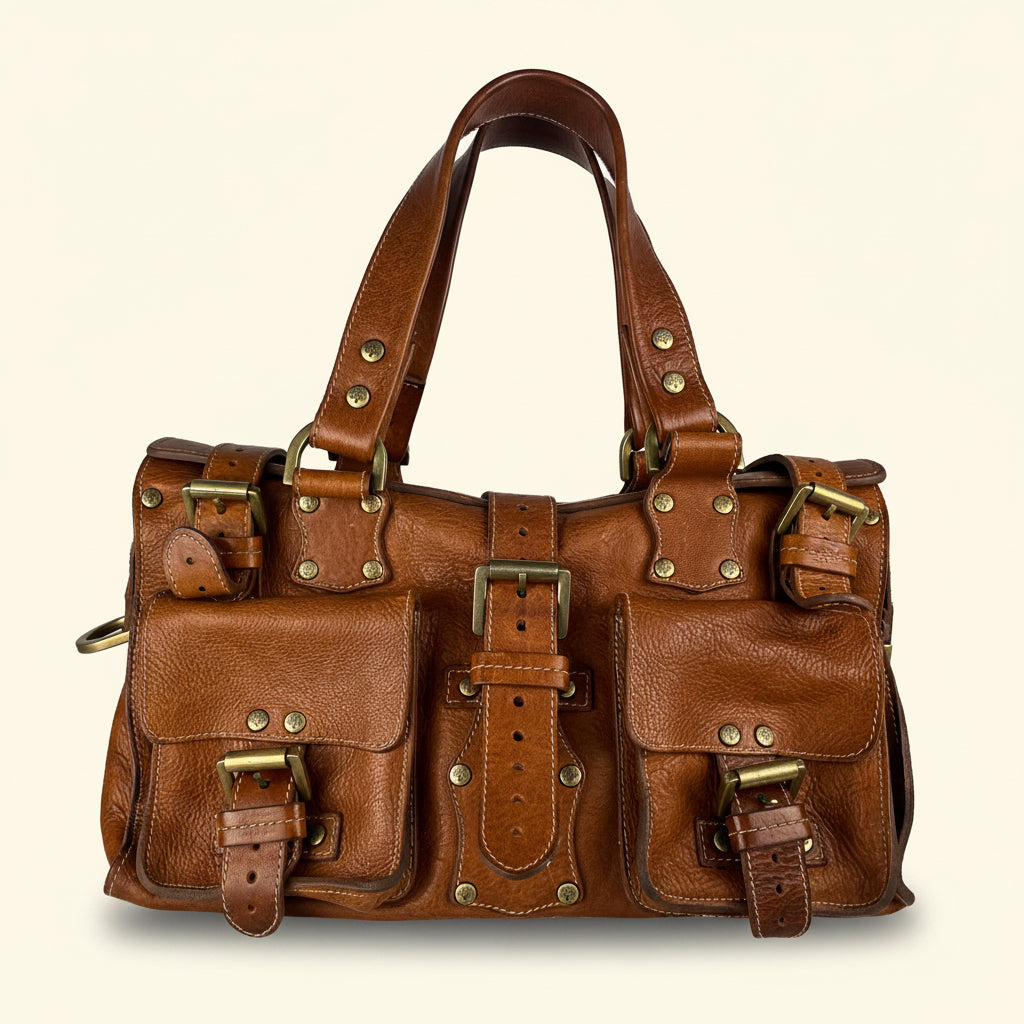 Mulberry Roxanne leather satchel bag