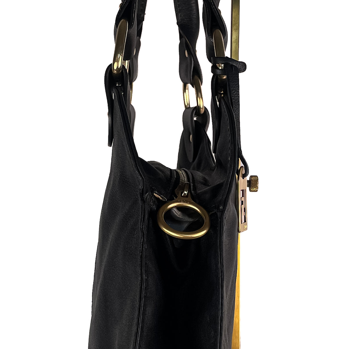 Fendi Diablo Trapezo Hobo Bag