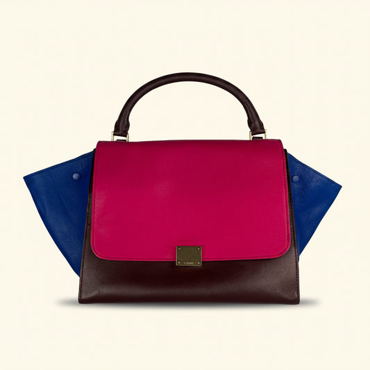 Celine Trapeze Tricolor handbag