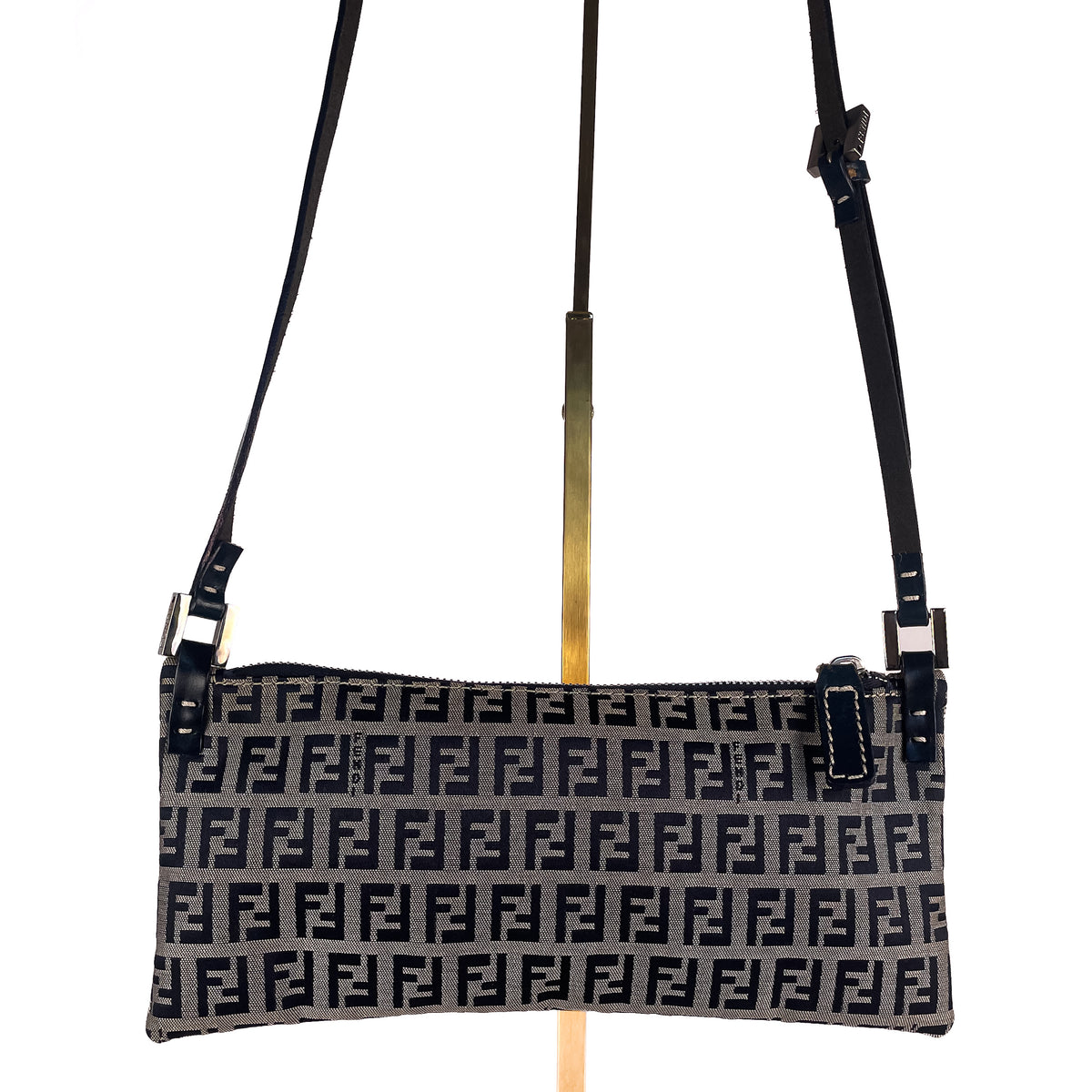 Fendi Zucchino FF monogram front detail