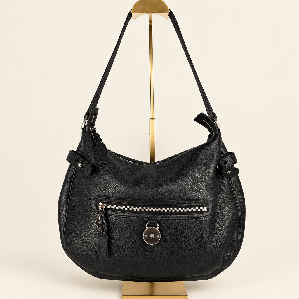 Black Mulberry Somerset leather shoulder bag